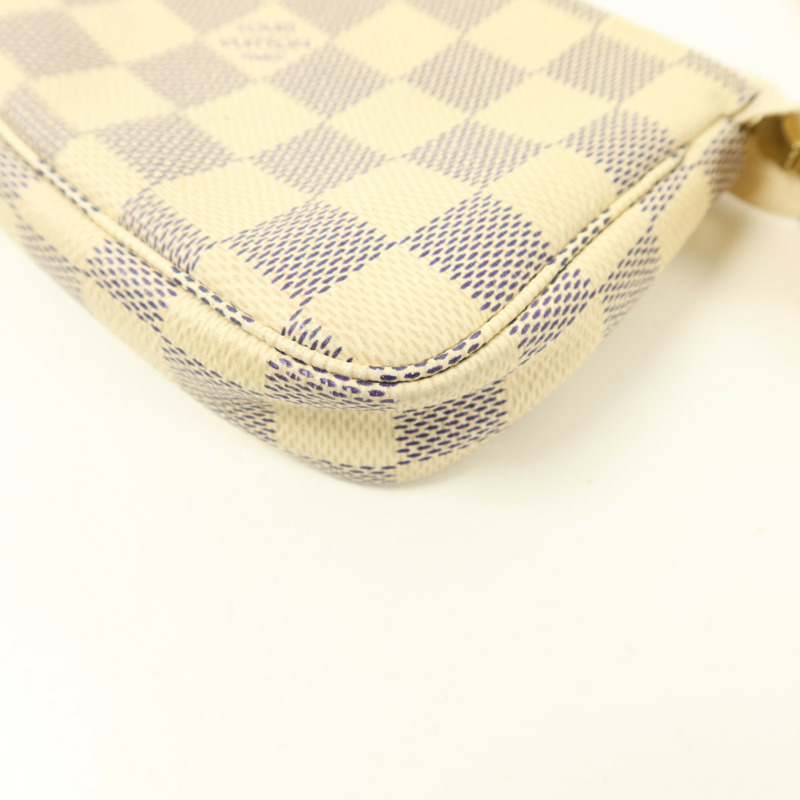 LOUIS VUITTON Damier Azur Mini Pochette Accessoires手挽袋-12