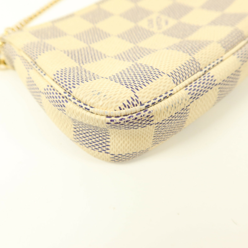 LOUIS VUITTON Damier Azur Mini Pochette Accessoires手挽袋-13