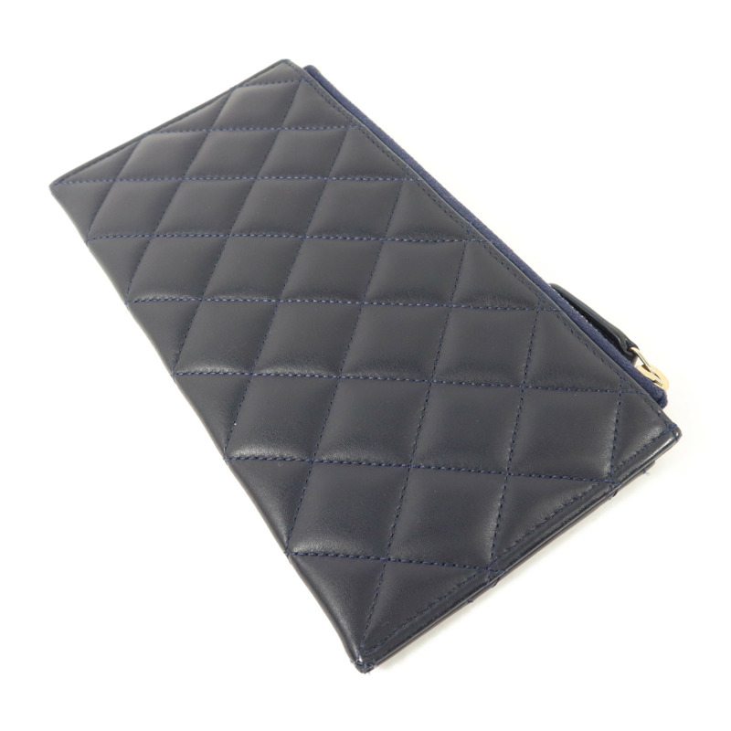 CHANEL 羊皮皮革Boy Zipper Long Wallet長錢包-3