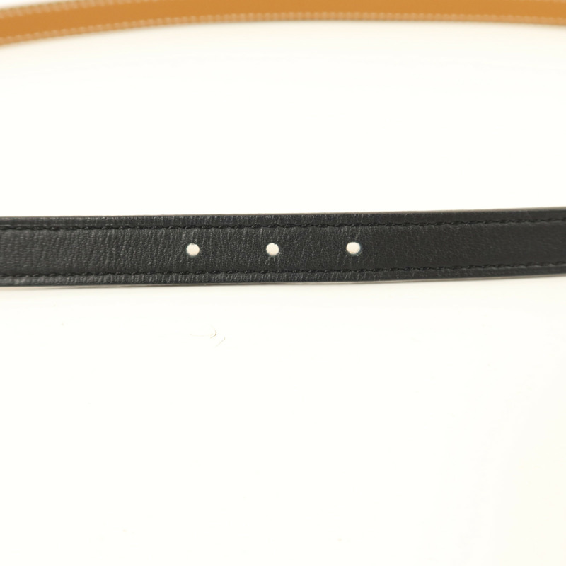 HERMES Swift/Epsom皮革Ancre Belt皮帶Noir/Gold-8