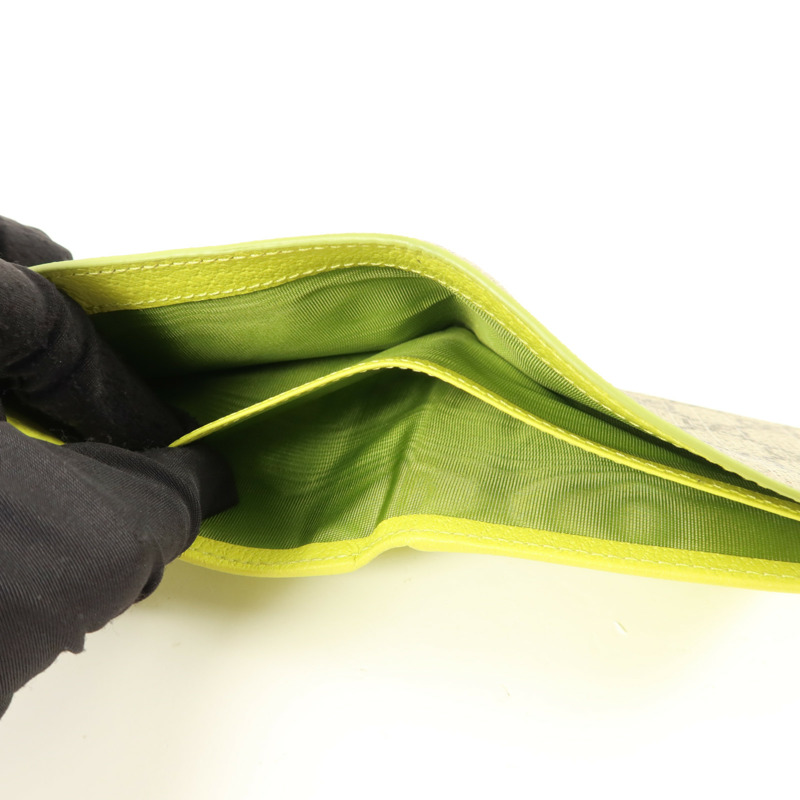 GUCCI 塗層帆布GG Supreme Bifold Wallet錢包-5