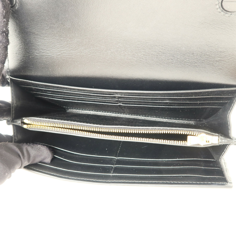 BOTTEGA VENETA 牛皮皮革Cassette長錢包-4