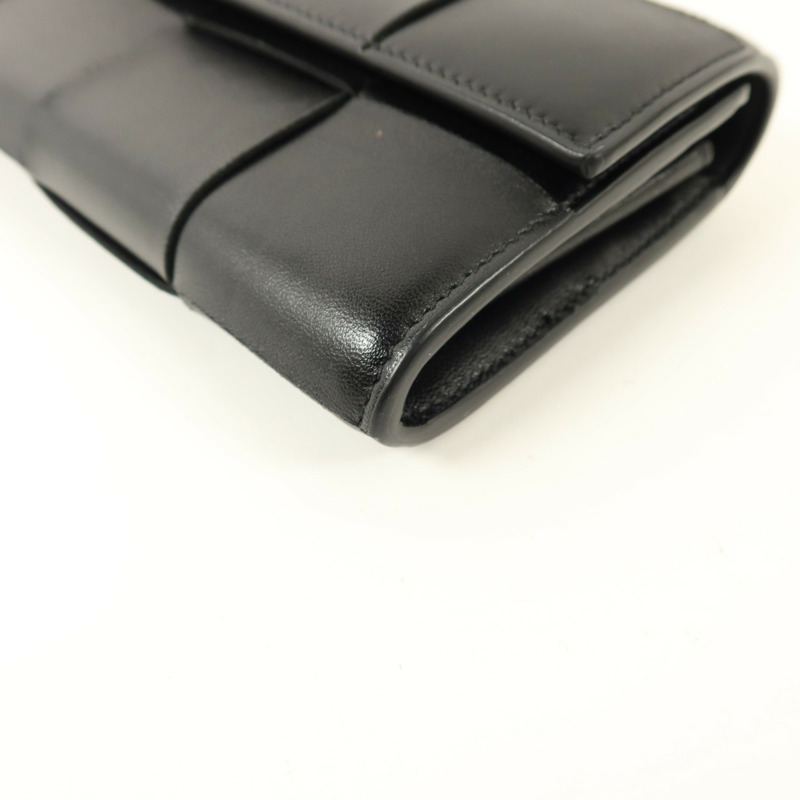 BOTTEGA VENETA 牛皮皮革Cassette長錢包-10