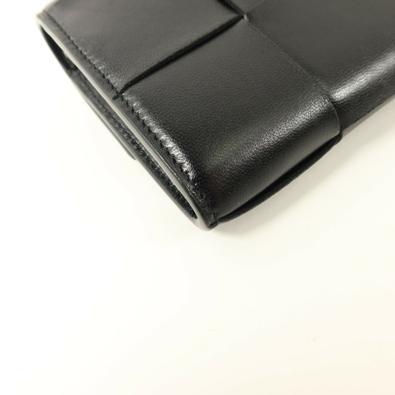 BOTTEGA VENETA 牛皮皮革Cassette長錢包-13