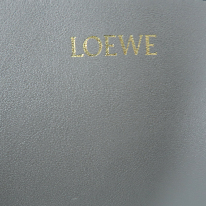 LOEWE 牛皮皮革Puzzle Fold Medium手挽袋-5