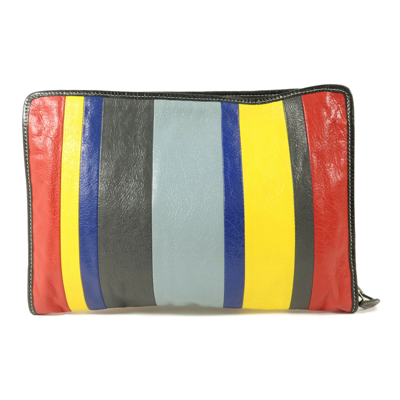 BALENCIAGA 牛皮皮革Bazar Pouch Clutch手拿包-2