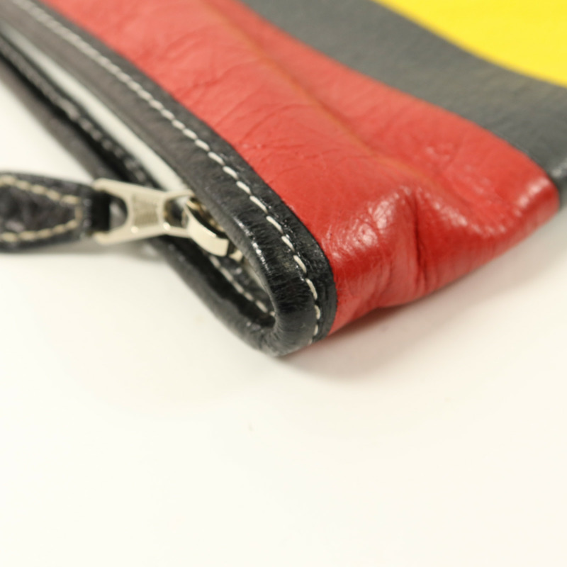 BALENCIAGA 牛皮皮革Bazar Pouch Clutch手拿包-9