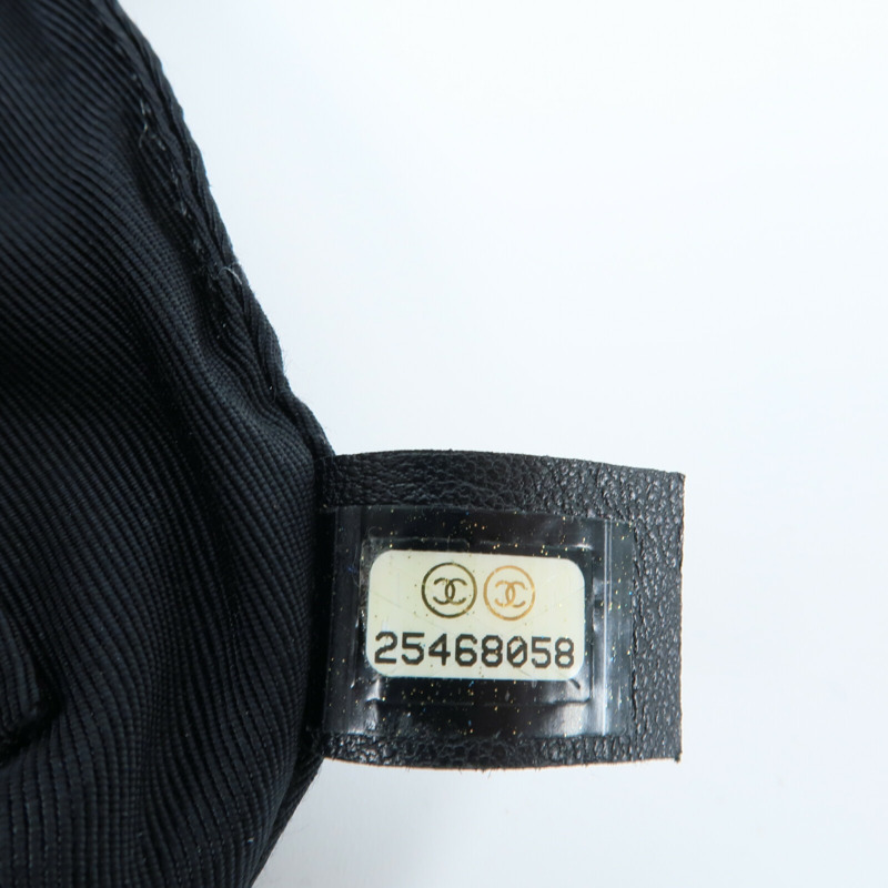 CHANEL 牛皮皮革/Tweed Small Gabrielle Bucket鏈帶肩背袋-7