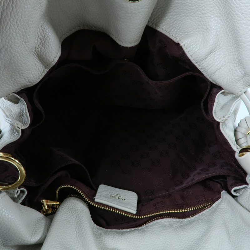 LOEWE 牛皮皮革Flamenco肩背袋-4