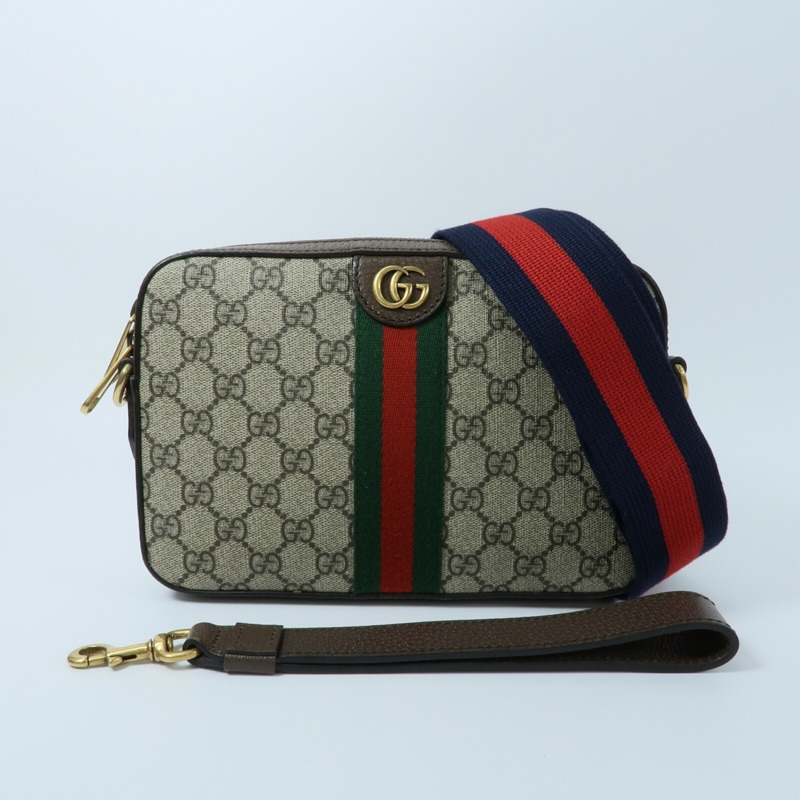 GUCCI 塗層帆布Ophidia GG Supreme Bag肩背袋-10