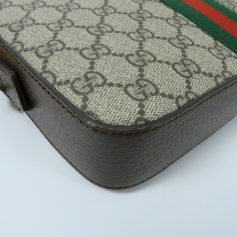 GUCCI 塗層帆布Ophidia GG Supreme Bag肩背袋-11