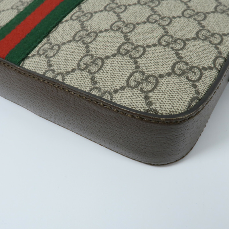 GUCCI 塗層帆布Ophidia GG Supreme Bag肩背袋-12