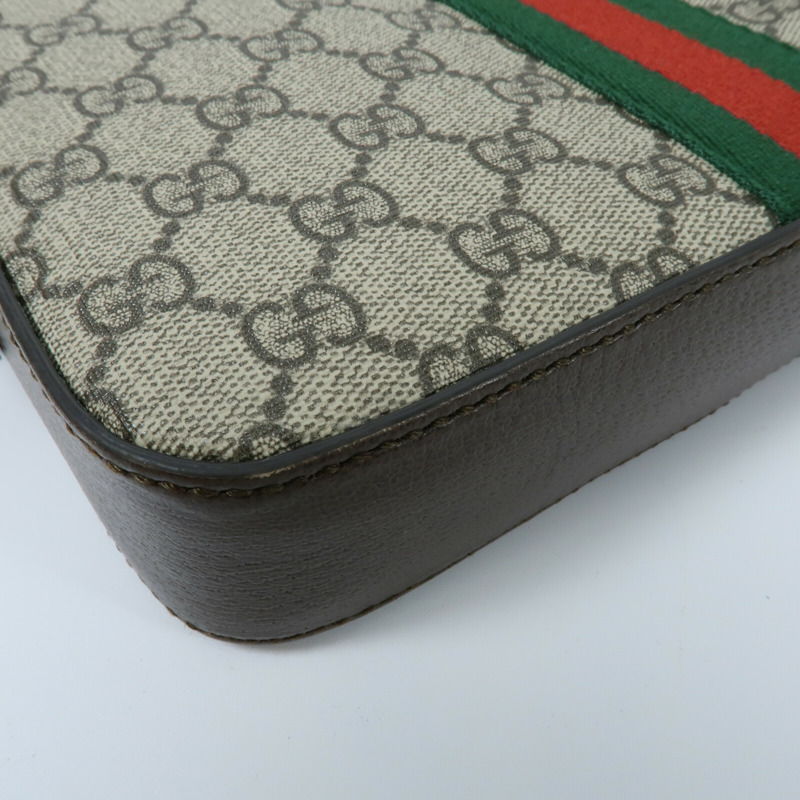 GUCCI 塗層帆布Ophidia GG Supreme Bag肩背袋-13