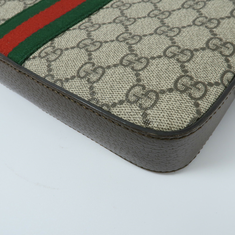 GUCCI 塗層帆布Ophidia GG Supreme Bag肩背袋-14