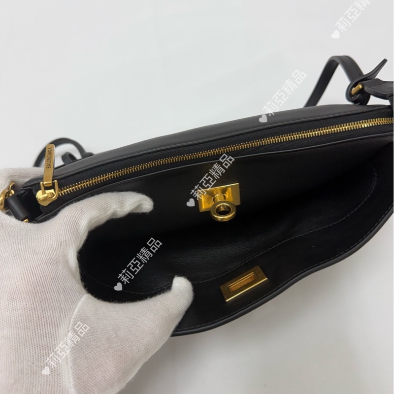 莉亞精品♡ BALENCIAGA Redeo slim黑金 二手美包-13