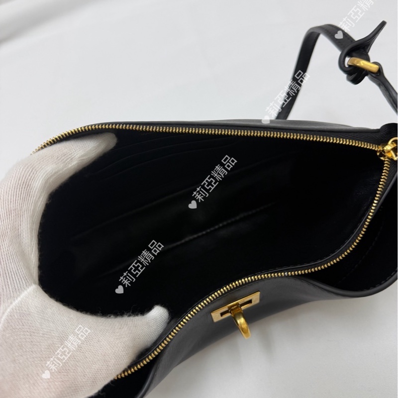 莉亞精品♡ BALENCIAGA Redeo slim黑金 二手美包-14