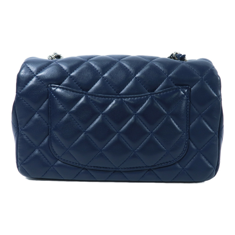 CHANEL 羊皮皮革Mini Classic 20鏈帶肩背袋-1