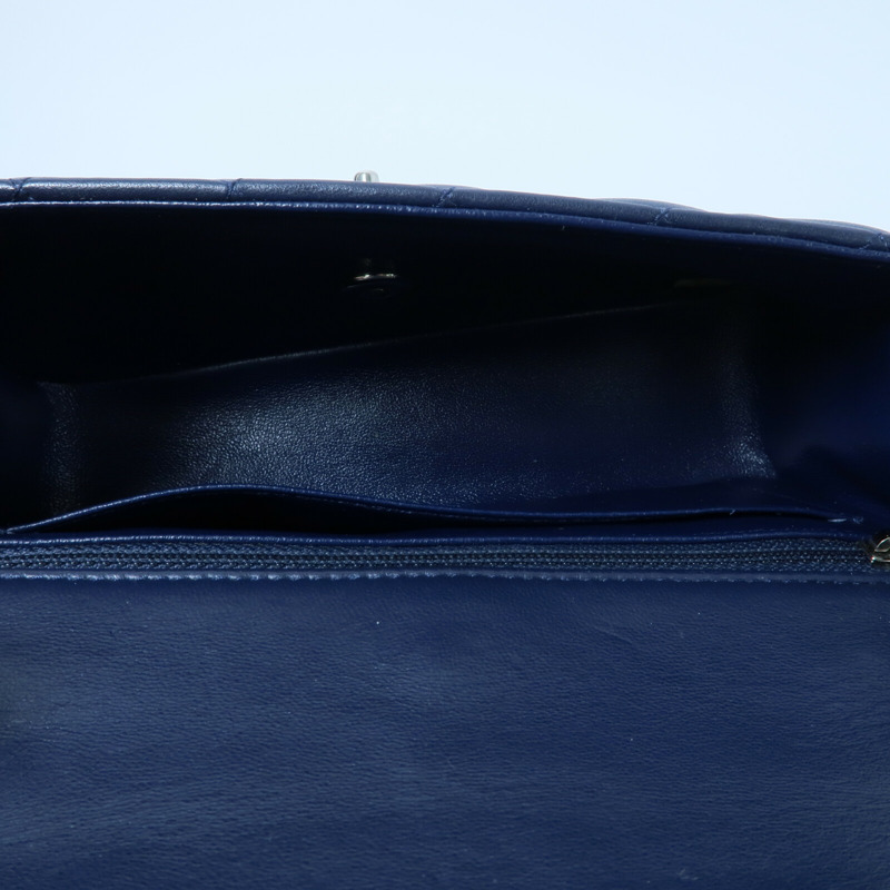 CHANEL 羊皮皮革Mini Classic 20鏈帶肩背袋-4