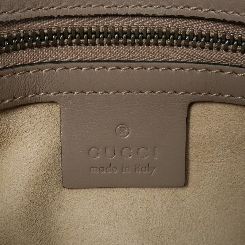 GUCCI 牛皮皮革GG Marmont鏈帶肩背袋-6