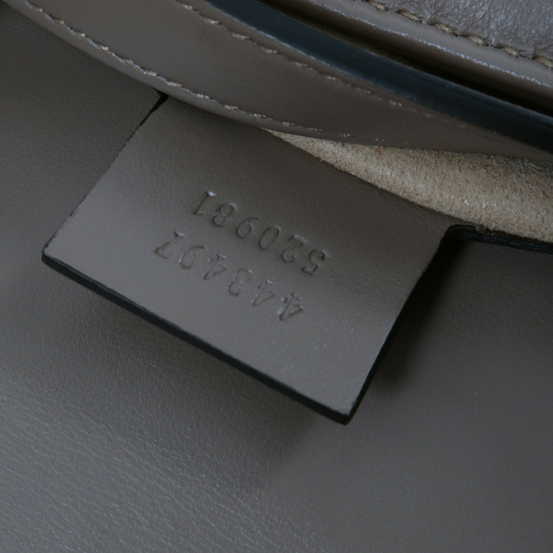 GUCCI 牛皮皮革GG Marmont鏈帶肩背袋-7