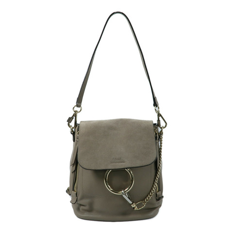 Chloe 牛皮皮革/Suede Faye Backpack背包