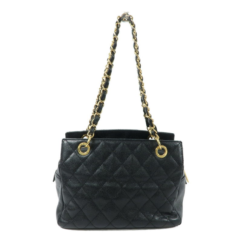 CHANEL 牛皮皮革PTT Petite Timeless Tote Bag鏈帶肩背袋-1
