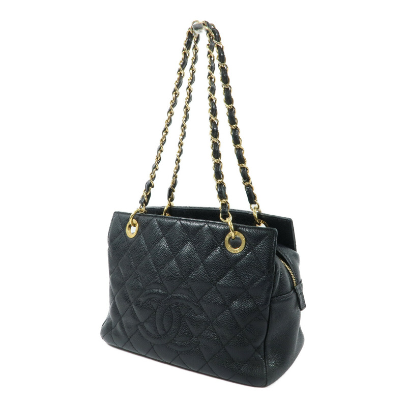 CHANEL 牛皮皮革PTT Petite Timeless Tote Bag鏈帶肩背袋-2