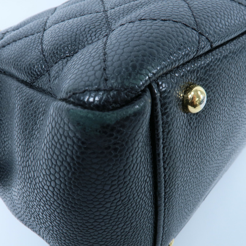 CHANEL 牛皮皮革PTT Petite Timeless Tote Bag鏈帶肩背袋-10