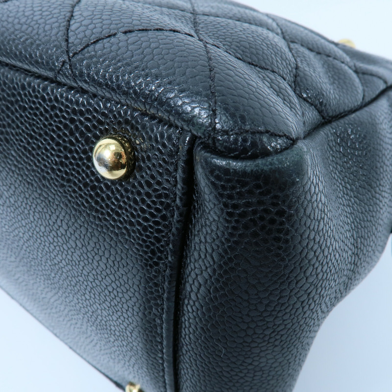 CHANEL 牛皮皮革PTT Petite Timeless Tote Bag鏈帶肩背袋-11