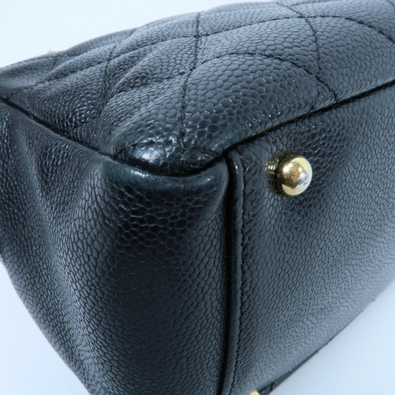 CHANEL 牛皮皮革PTT Petite Timeless Tote Bag鏈帶肩背袋-12