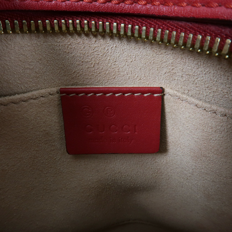 GUCCI 塗層帆布GG Supreme Blooms鏈帶肩背袋-5