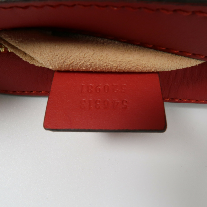 GUCCI 塗層帆布GG Supreme Blooms鏈帶肩背袋-6