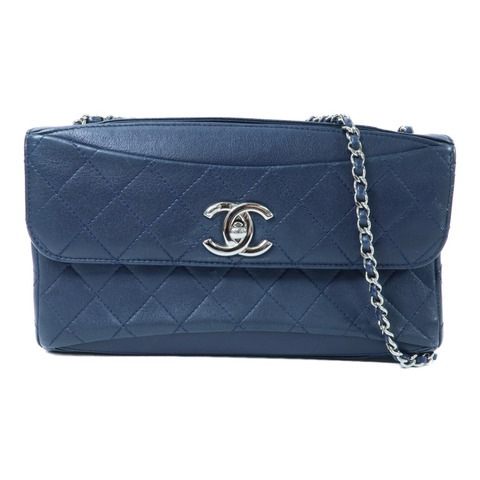 CHANEL 牛皮皮革Chain Shoulder鏈帶肩背袋
