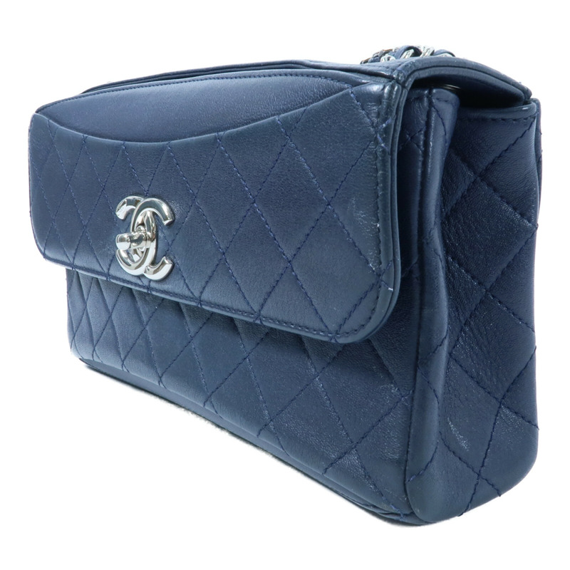 CHANEL 牛皮皮革Chain Shoulder鏈帶肩背袋-2