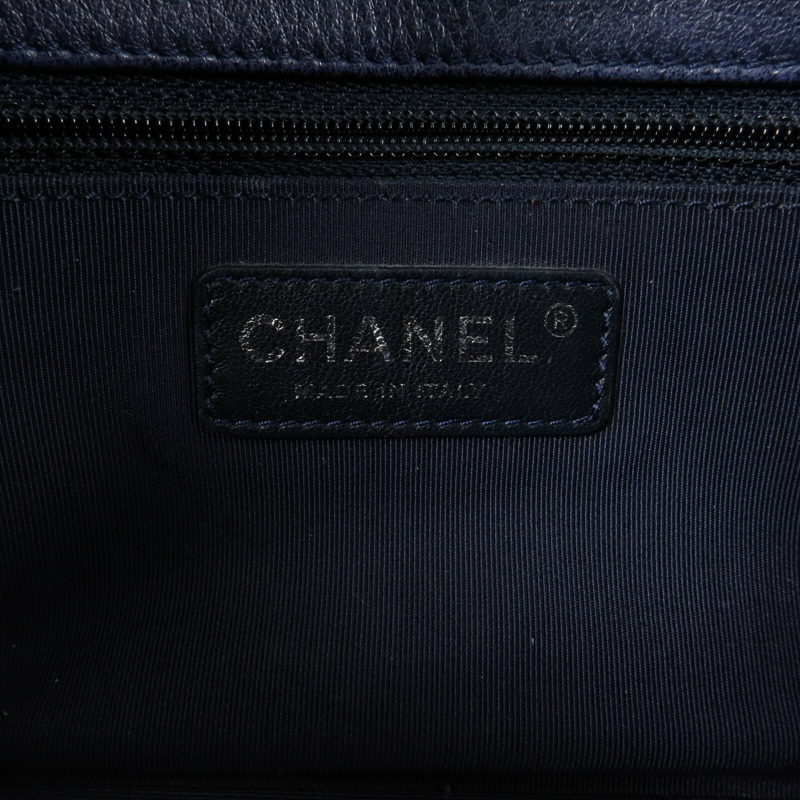 CHANEL 牛皮皮革Chain Shoulder鏈帶肩背袋-5