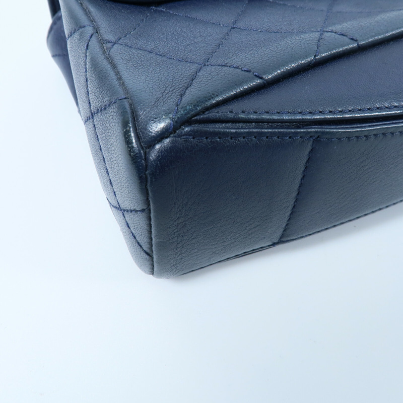 CHANEL 牛皮皮革Chain Shoulder鏈帶肩背袋-12