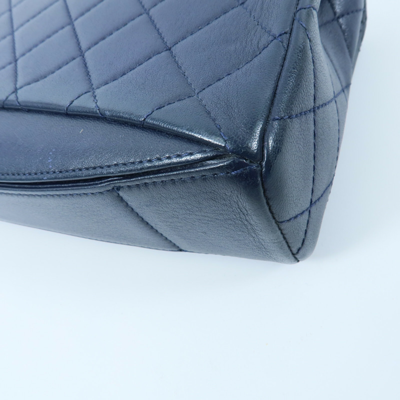 CHANEL 牛皮皮革Chain Shoulder鏈帶肩背袋-15