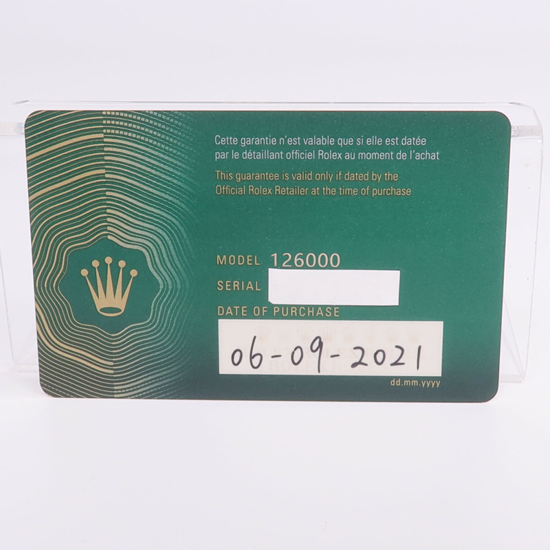 ROLEX Oyster Perpetual 126000-16