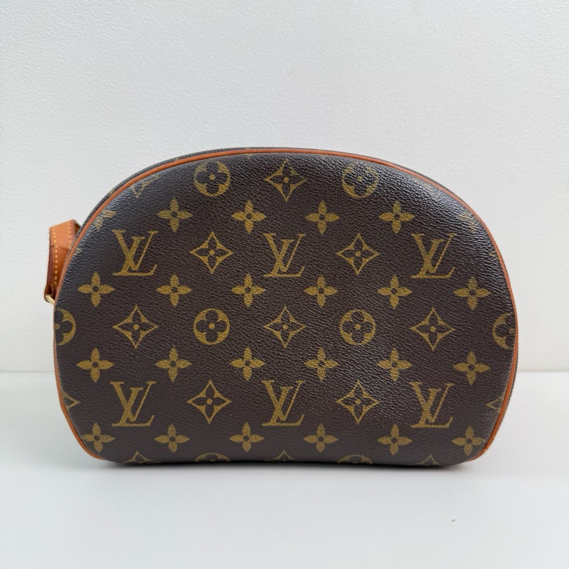 Louis Vuitton /路易威登 棕色老花斜挎包 金扣-2