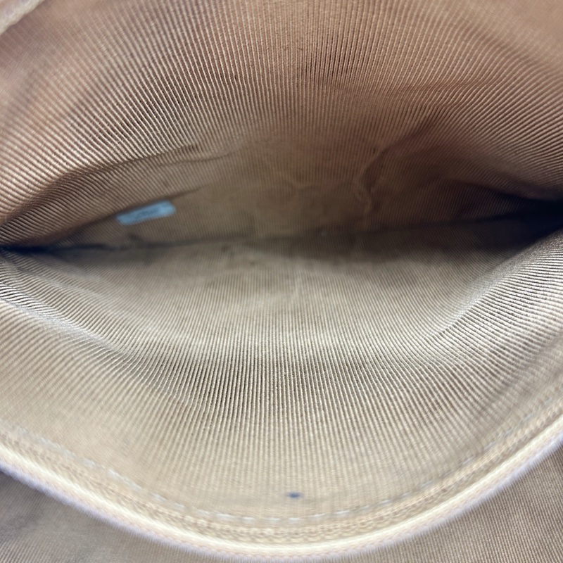 「JL精品代購」香奈兒金棕色羊皮外縫大logo單肩奶粉托特包-14