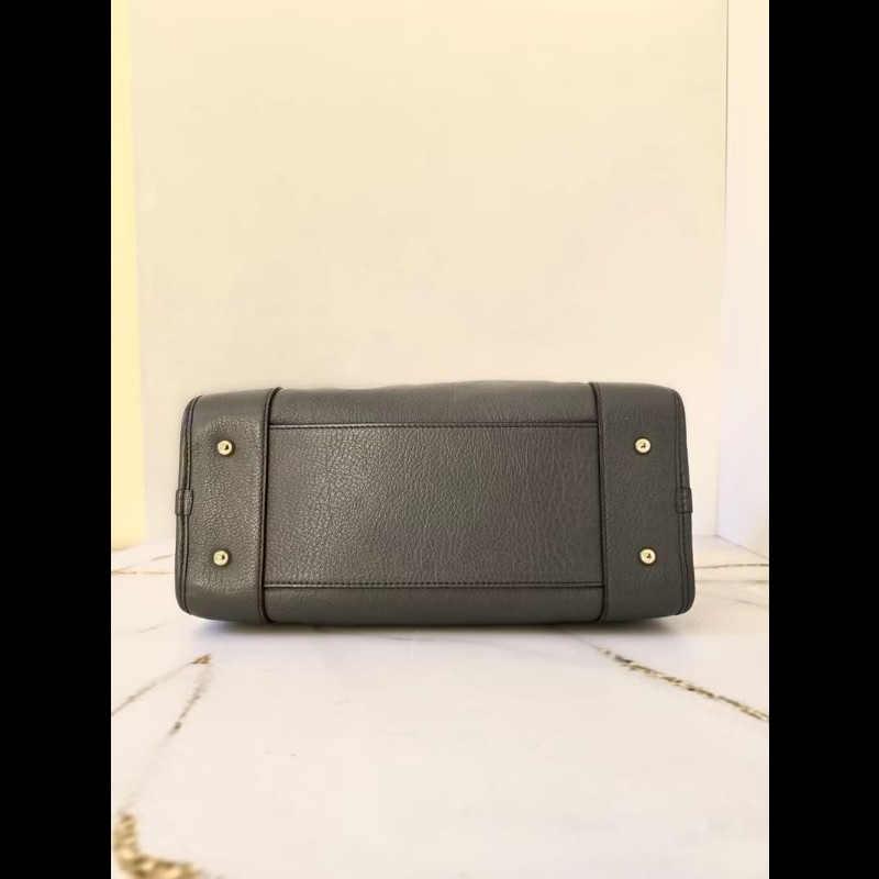 【LA LUNE】中古包 Loewe Amazona 28灰藍色波士頓包 手提包 二手包 古董包-7