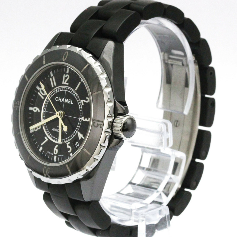 香奈兒 J12 陶瓷橡膠自動男士腕錶 H0684 拋光-1