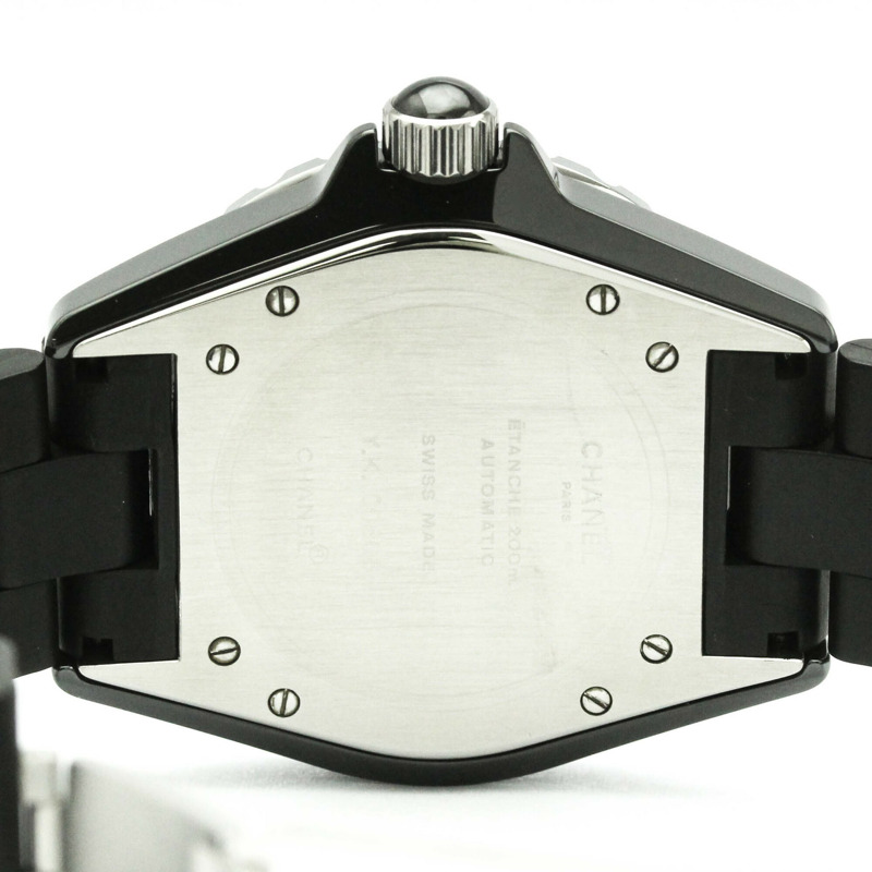 香奈兒 J12 陶瓷橡膠自動男士腕錶 H0684 拋光-5