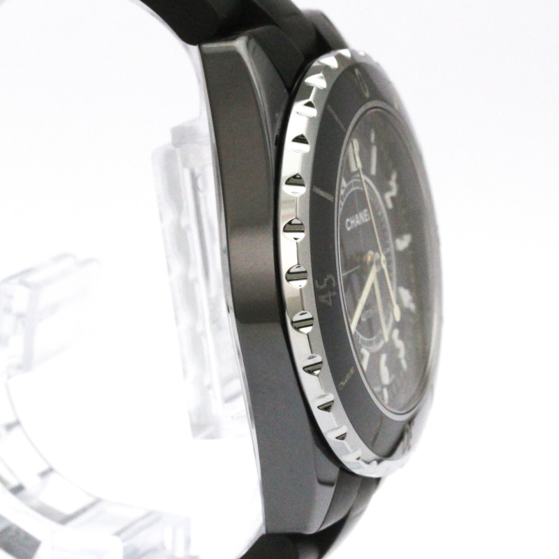 香奈兒 J12 陶瓷橡膠自動男士腕錶 H0684 拋光-7