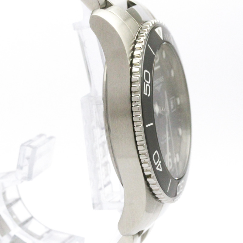 浪琴錶 Hydro Conquest 計時碼錶 精鋼自動男士腕錶 L3.782.4 拋光-8