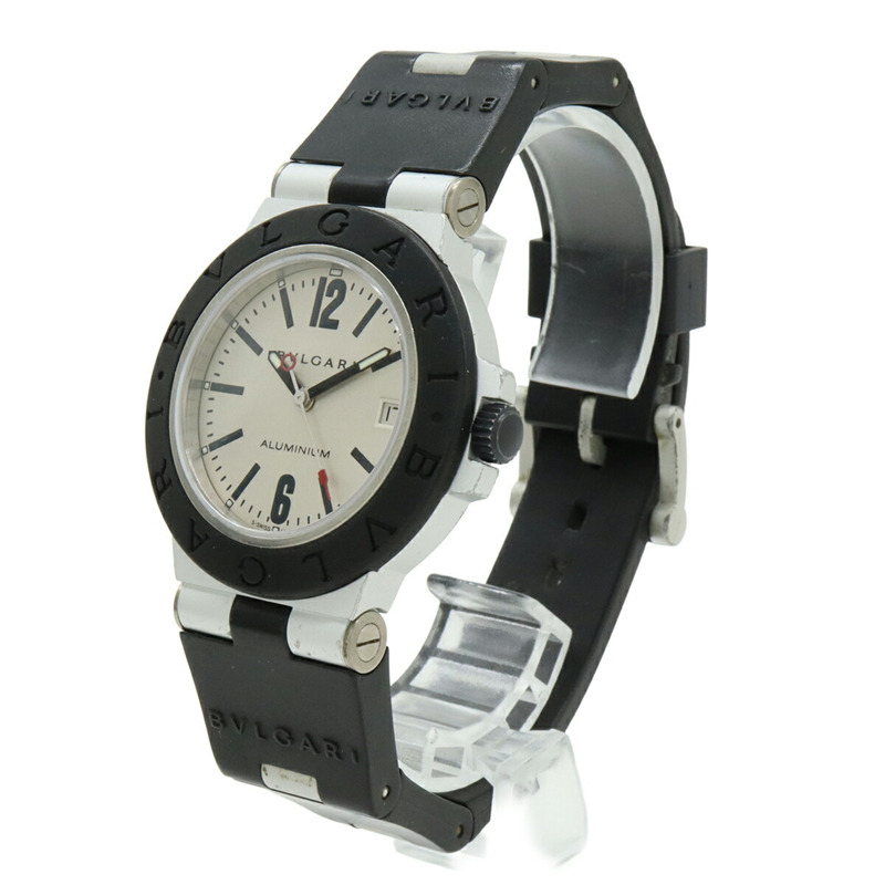 寶格麗 (BVLGARI) 鋁製 38 毫米銀色錶盤男士自動腕錶 AL38TA-2