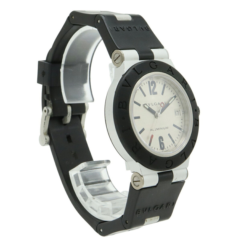 寶格麗 (BVLGARI) 鋁製 38 毫米銀色錶盤男士自動腕錶 AL38TA-3