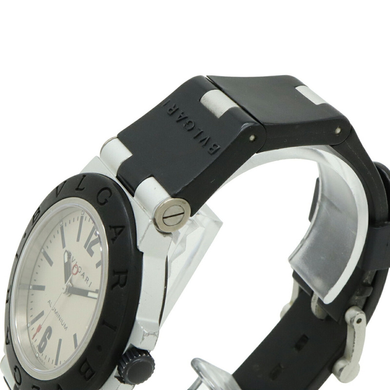 寶格麗 (BVLGARI) 鋁製 38 毫米銀色錶盤男士自動腕錶 AL38TA-6