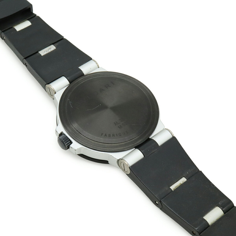 寶格麗 (BVLGARI) 鋁製 38 毫米銀色錶盤男士自動腕錶 AL38TA-7