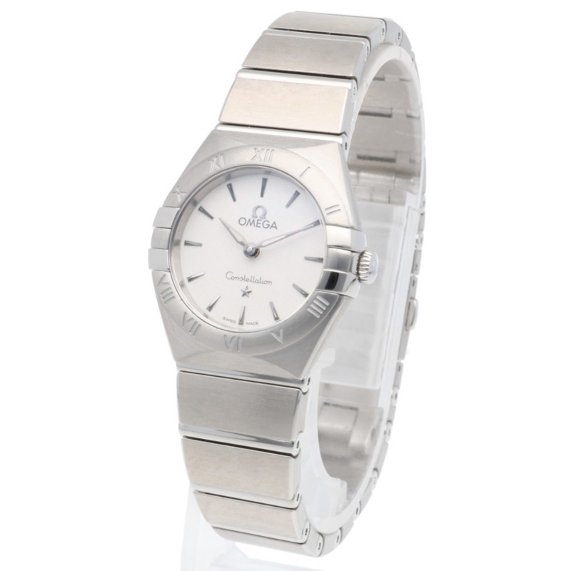 歐米茄星座系列腕錶,不鏽鋼材質,型號13110256002001,石英機芯,93397XXX,女士款,OMEGA-2
